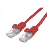 C-TECH Kabel patchcord Cat6, UTP, červený, 0,5m