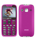 EVOLVEO EasyPhone XR, mobilní telefon pro seniory s nabíjecím stojánkem, růžová