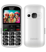 EVOLVEO EasyPhone XS, mobilní telefon pro seniory, bílý