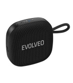EVOLVEO TopSound, bezdrátový vodotěsný bluetooth reproduktor s rádiem, černý
