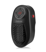 Salente HotHeat, teplovzdušný mini ventilátor, 500 W, černý