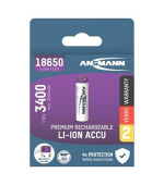 Ansmann Li-ion 18650, s nabíjecí elektronikou, USB-B Micro