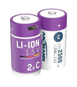 Ansmann Li-ion typ C, min 2300mAh, s nabíjecí elektronikou, USB-C