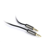 GEMBIRD CABLEXPERT Kabel přípojný jack 3,5mm M/M, PREMIUM QUALITY, pozlacený, 1m