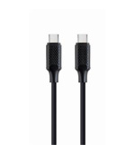 GEMBIRD CABLEXPERT Kabel USB PD (Power Delivery), 100W, Type-C na Type-C kabel (CM/CM), 1,5m, datový a napájecí, černý