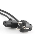 GEMBIRD Kabel síťový  1,8m VDE 220/230V napájecí, pravoúhlý konektor