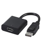 GEMBIRD Kabelová redukce Displayport na HDMI, M/F, černá