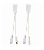 GEMBIRD UTP pasivní PoE adaptér, injector kit 0,15m