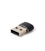GEMBIRD adaptér USB-A samec na USB-C samice, černý