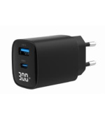 GEMBIRD, Nabíječka USB, 2x port, 30W, rychlé nabíjení, černá