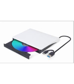 Gembird DVD-RW vypalovačka, externí, USB, černo-bílá