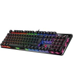GENIUS GX GAMING Scorpion K12 Klávesnice, herní, drátová, mechanická, spínače Brown, RGB podsvícení, Copilot, CZ+SK ,USB