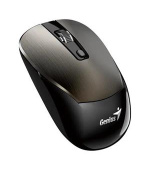 Genius NX-7125 Myš, bezdrátová, optická, 1200DPI, 4 tlačítka, Copilot, 2,4GHz, USB-A, 1× AA baterie, čokoládová