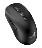 Genius NX-8080S BT Myš, bezdrátová, optická, 1600DPI, 7 tlačítek, tichá, Copilot, 2,4GHz, Bluetooth 5.3, černá