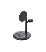 Green Cell MagScape Inductive Charger Stand 3-in-1 MagSafe for iPhone,Apple Watch,AirPods and other wireless headphones