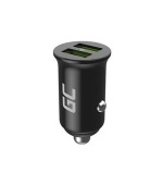 Green Cell Nabíječka do auta 36W GC PowerRide Nano36 s rychlonabíjením 2x USB-A Ultra Charge