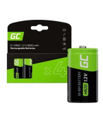 Green Cell Nabíjecí baterie 4x D R20 HR20 Ni-MH 1,2 V 8000 mAh