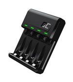 Green Cell VitalCharger pro baterie AA AAA R6 R03 Ni-MH s Micro USB a USB-C portem