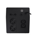 Green Cell Nepřerušitelný zdroj napájení UPS 1000VA 600W s LCD displejem | VERZE EU | 2x Schuko 2x IEC zásuvky