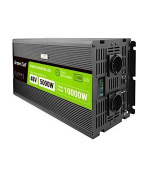 Green Cell PowerInverter - PowerInverter LCD 48V 5000W/10000W měnič do auta s displejem - čistá sinusovka