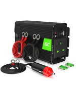 Green Cell Měnič napájení Power Inverter do auta UK verze 24V na 230V 300W / 600W s USB