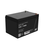 Green Cell AGM VRLA 12V 14Ah maintenance-free battery for the alarm system, cash register, toys