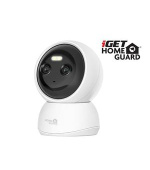iGET HOMEGUARD HGWIP222 - Dual lens IP kamera, 2K rozlišení, 2x optika, se zvukem a nočním viděním