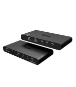 i-tec KVM Docking Station HDMI for 2 hosts, Power Delivery 2x 100W