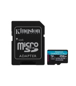 KINGSTON 256GB microSDXC Canvas Go Plus Gen4 200MB/s A2 U3 V30 Card + Adapter