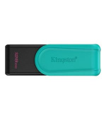 KINGSTON 128GB Portable USB 3.2 Gen 1 DataTraveler Exodia S (Black/Turquoise)