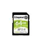 KINGSTON 64GB SDXC CANVAS Plus Class10 UHS-I 100MB/s Read Flash Card Gen3
