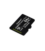 KINGSTON 64 microSDXC 100MB/s Read, UHS-I Speed Class, U1, V10, A1 (64GB) - bez adaptéru