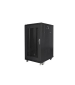 LANBERG Volně stojící skříň 19" 22U/600x800 černá (RAL9004)   (v rozloženém stavu) 3 ze 3