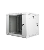 LANBERG RACKOVÁ SKŘÍŇ 19" DVOUDÍLNÁ NÁSTĚNNÁ 9U/600X600 (v rozloženém stavu) ŠEDÁ