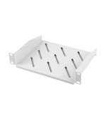 LANBERG 10" PEVNÁ POLICE 1U/254X180MM MAX. NOSNOST DO 20 KG ŠEDÁ