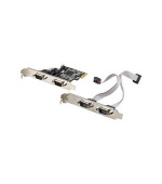 LANBERG KARTA PCI EXPRESS X1->4X DB-9(COM) NÍZKOPROFILOVÝ