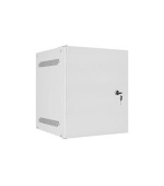 LANBERG RACKOVÁ SKŘÍŇ 10" PRO MONTÁŽ NA STĚNU 6U/280X310 PRO VLASTNÍ MONTÁŽ S KOVOVÝMI DVEŘMI ŠEDÁ  (PLOCHÉ BALENÍ)
