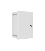 LANBERG RACKOVÁ SKŘÍŇ 10" PRO MONTÁŽ NA STĚNU 9U/280X310 PRO VLASTNÍ MONTÁŽ S KOVOVÝMI DVEŘMI ŠEDÁ  (PLOCHÉ BALENÍ)