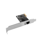 LANBERG PCI-EXPRESS->RJ45 ETHERNETOVÝ ADAPTÉR SÍŤOVÁ KARTA  PCI-E X1 1X RJ45 1GB RTL8111C NÍZKÝ PROFIL