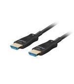 LANBERG KABEL HDMI M/M V2.1 100M OPTICKÝ ČERNÝ AOC