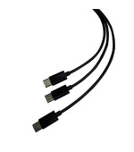 LEXIP STEELPLAY - USB KABEL PRO OVLADAČ PLAYSTATION 5, ČERNÝ, 3M