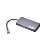 Lenovo Dock CONS - Lenovo 150 - USB-C Travel (100W max), 1x USB-C, 3x USB-A, 1x HDMI, 1x VGA, 1x RJ45, 1x TF/SD čtečka