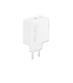 Lenovo Dual USB-C 65W GaN Charger - duální nabíječka 2x USB-C, 45W + 18W, bílá
