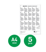 LEITZ Čisticí listy Premium A3/A4 pro laminátor, balení 5 ks