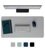 LEITZ podložka na stůl 40x80 cm sv. šedá