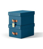 LEITZ úložný box, karton, velikost S, 2 ks námořnická modrá