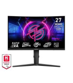 MSI Gaming monitor MPG 275CQRXF 27" Rapid VA zakřivený/2560x1440 WQHD/240Hz/0,5ms/2XHDMI/DP/USB-A,B,C/Výšk.nast./černá