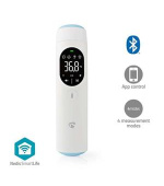 Nedis BTHTIR10WT - SmartLife Infračervený Teploměr| LED Displej | Čelo / Ucho | Bílá
