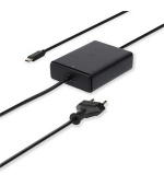 Nedis NBAU45110BK - Adaptér k notebooku| GaN | 45 W | 5 / 9 / 12 / 15 / 20 V DC | 2.25 / 2.33 / 2.92 / 3.0 A | Euro / Ty