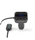 Nedis CATR123BK - FM transmitter do auta| Pevný | Hands free volání | 0.8 " | LED obrazovka | Bluetooth® |